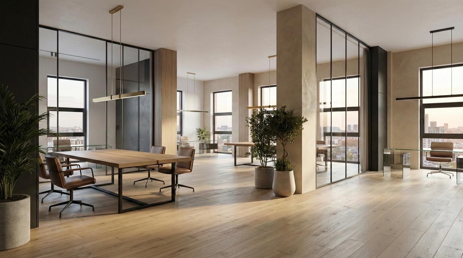 korytarz w budynku gabinety na wynajem lokale usługowe Bydgoszcz | Geminion Medical & Business Park